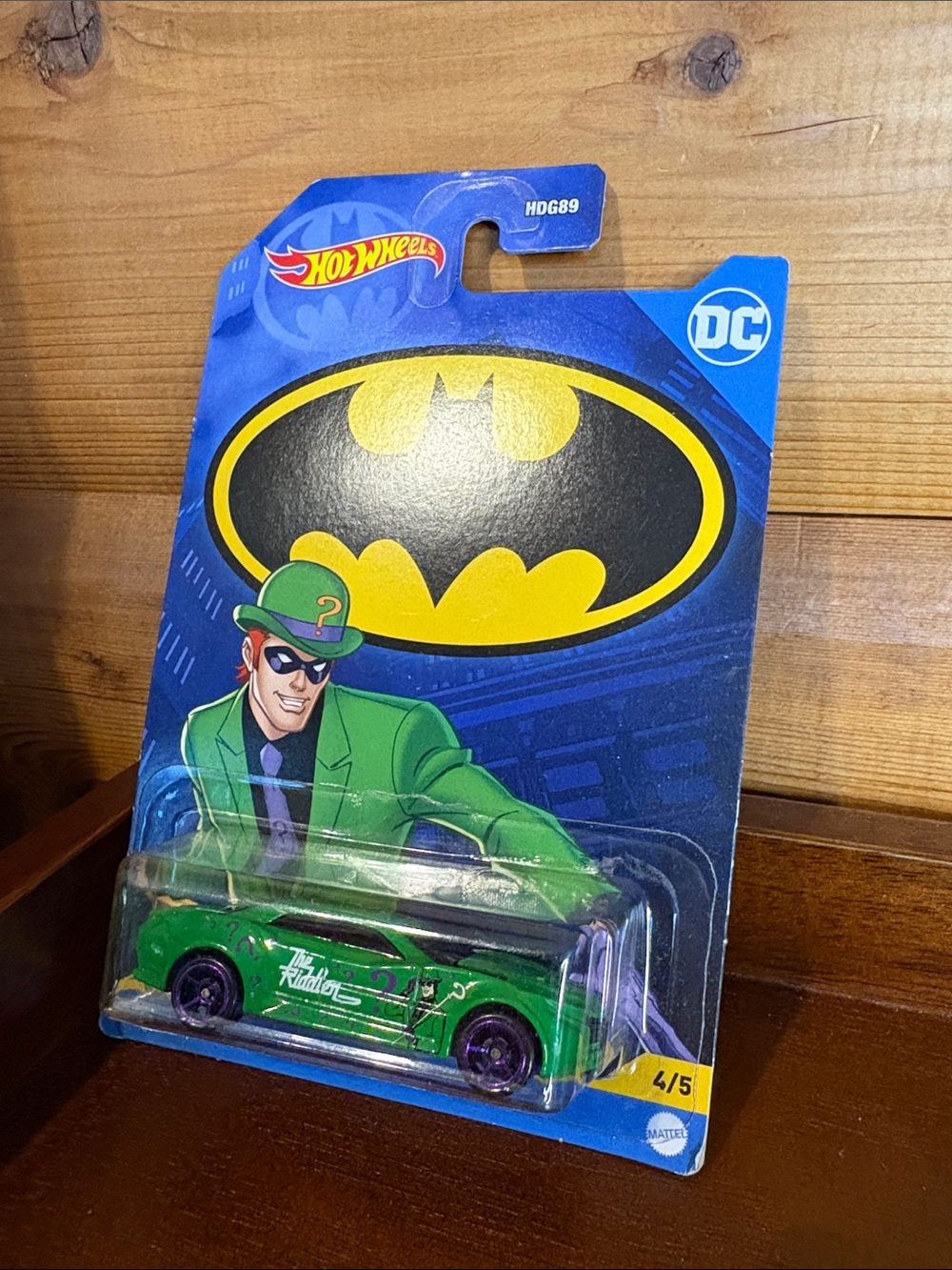 2022 Wheels DC Comics Batman Series Ryura LX featuring The Riddler